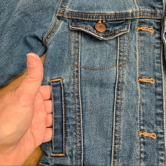 Old Navy Kids Trucker Denim Jean Jacket * Med/8 - Picture 7 of 11